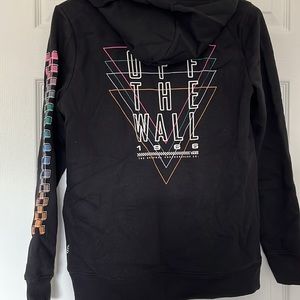 EUC Vans Rainbow Checker Hoodie